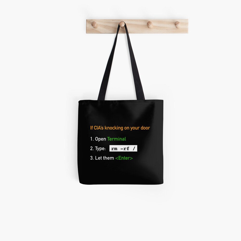 Useful Guide - If CIA's Knocking On Your Door Cotton Tote Bag
